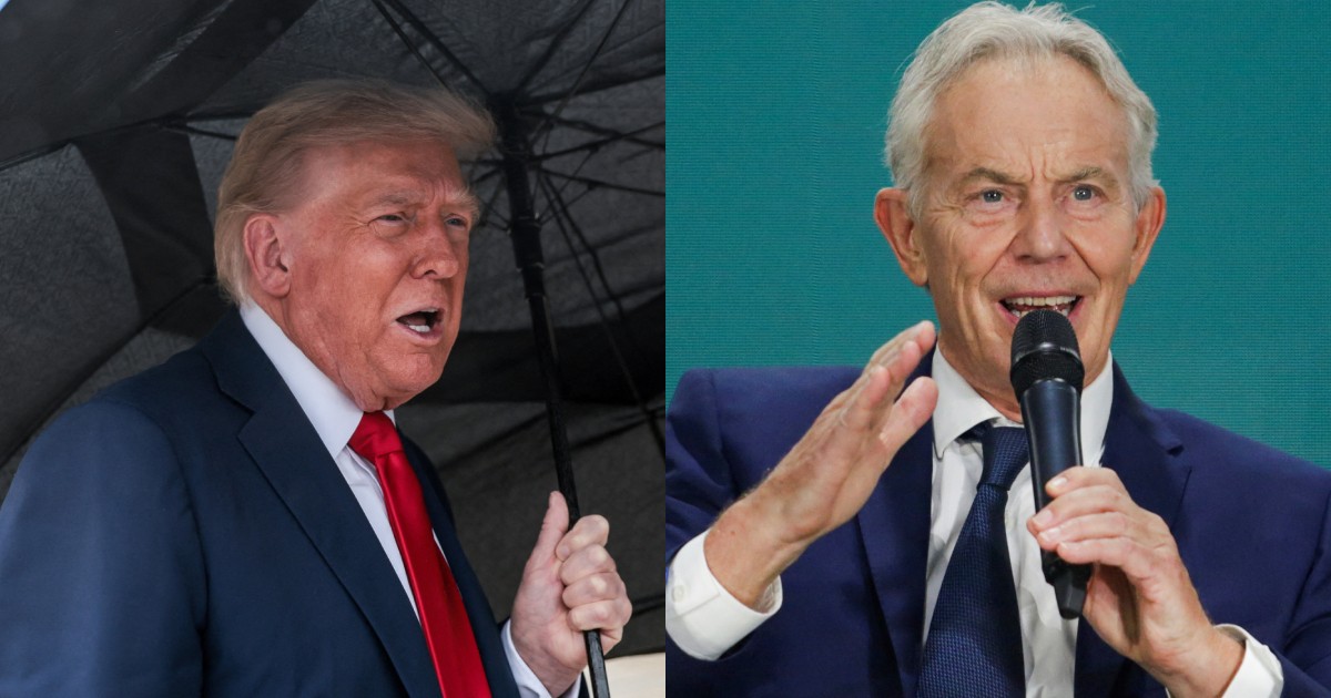 Trump doubts Tony Blair’s popularity for Gaza peace board