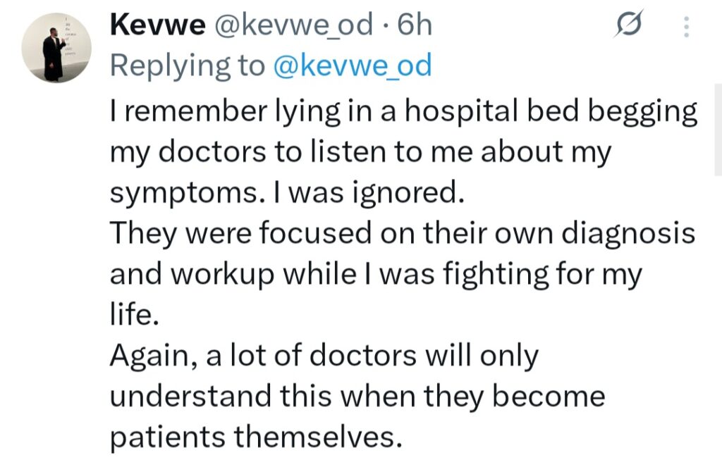 Nigerian doctor criticises colleagues for dismissing patients’ concerns
