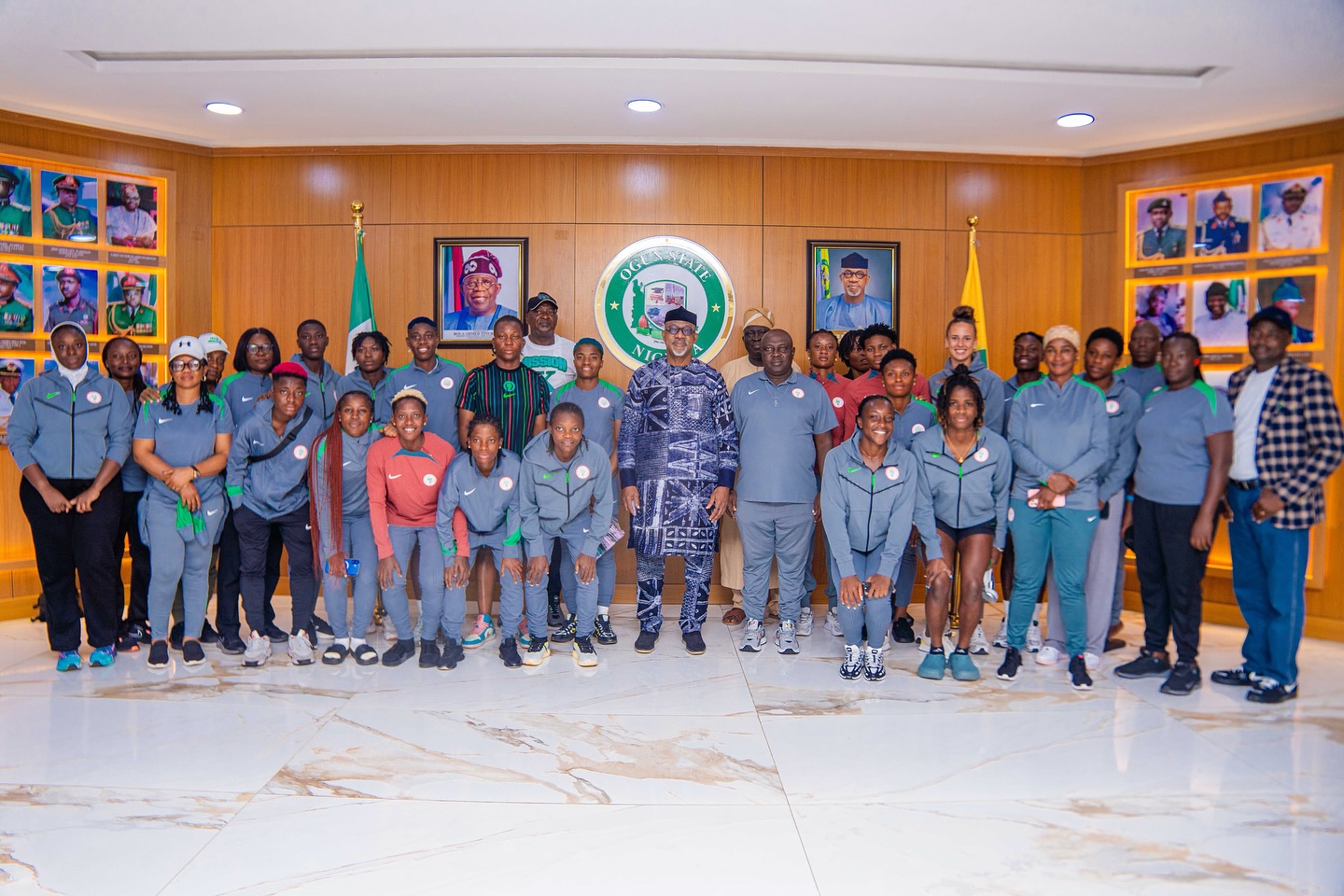 Governor Abiodun gifts Super Falcons ₦50m ahead of Benin clash
