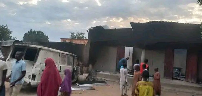 Borno monarch flees to Cameroon after palace attack Borno monarch flees to Cameroon after palace attack