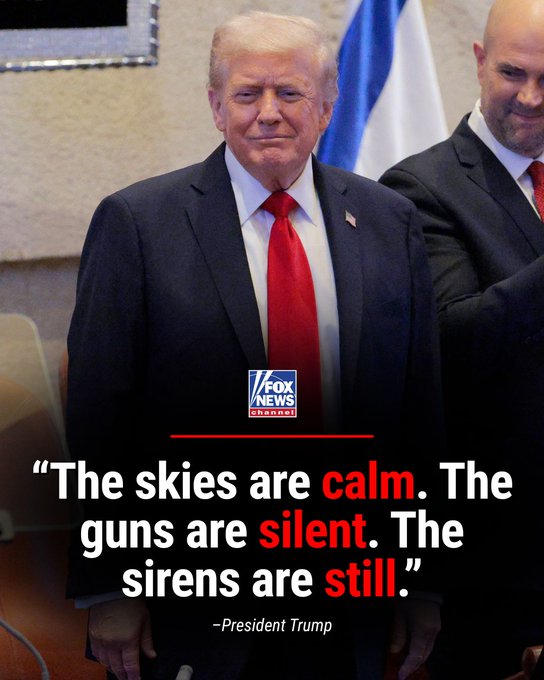 Trump contrasts sun rising on Holy Land with two years of conflict