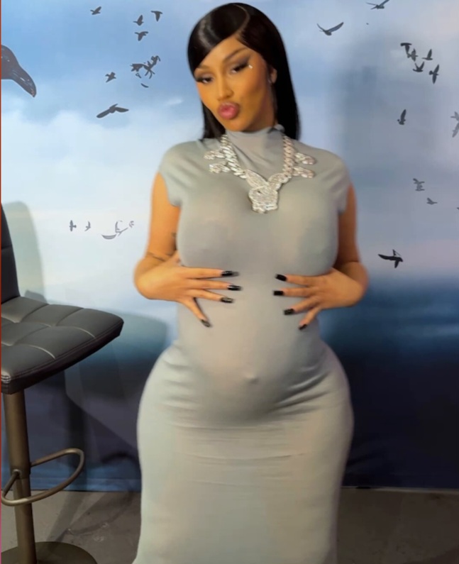 Cardi B responds to pregnancy critics