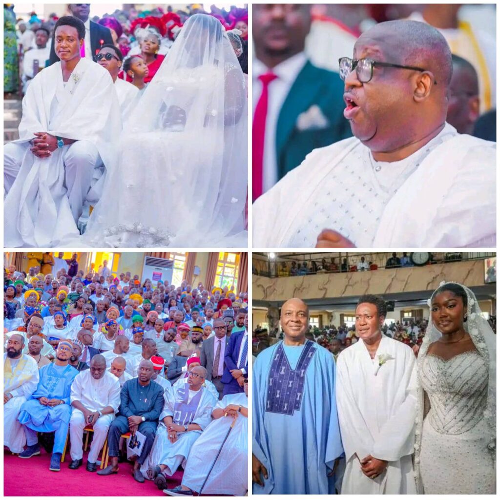 Photos from Plateau governor’s son wedding