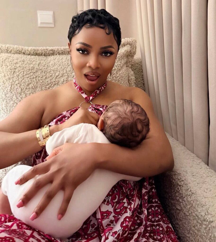 Toke Makinwa addresses breastfeeding police