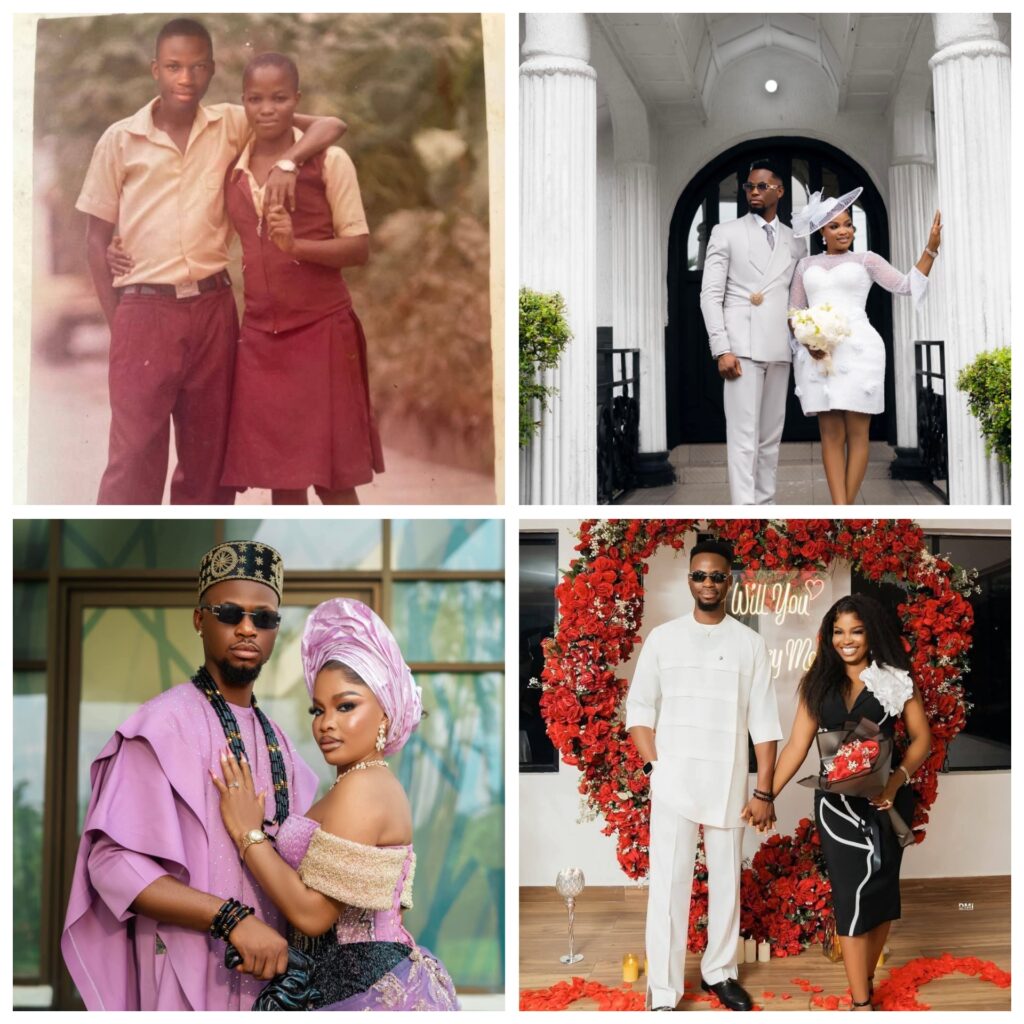 Nigerian high school sweethearts get married after 18 years of dating