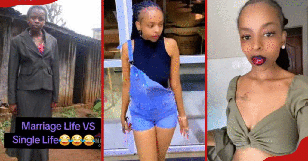 woman shares before-during-after marriage photos