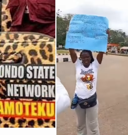 Amotekun operative missing wife protest Ondo