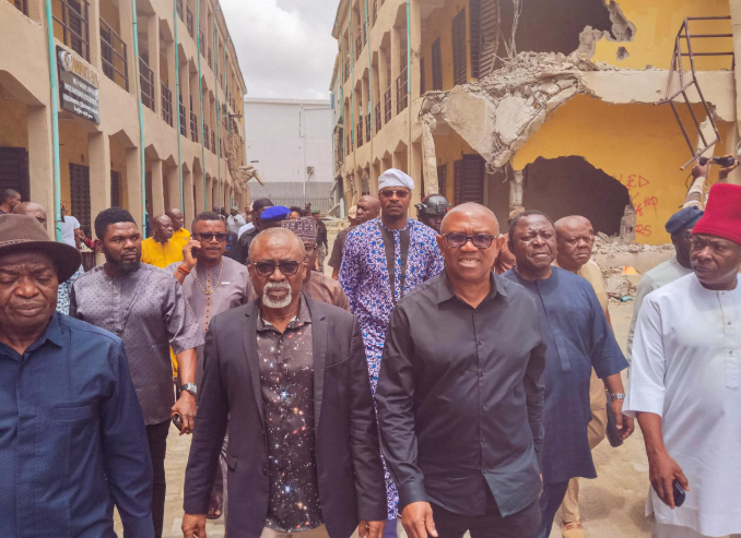 Peter Obi condemns ASPAMDA demolition injustice