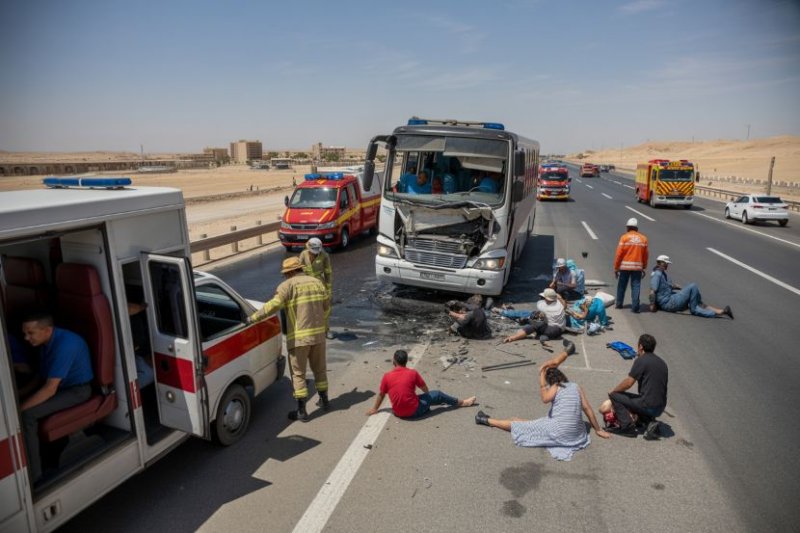Egypt tourist coach crash Red Sea resort