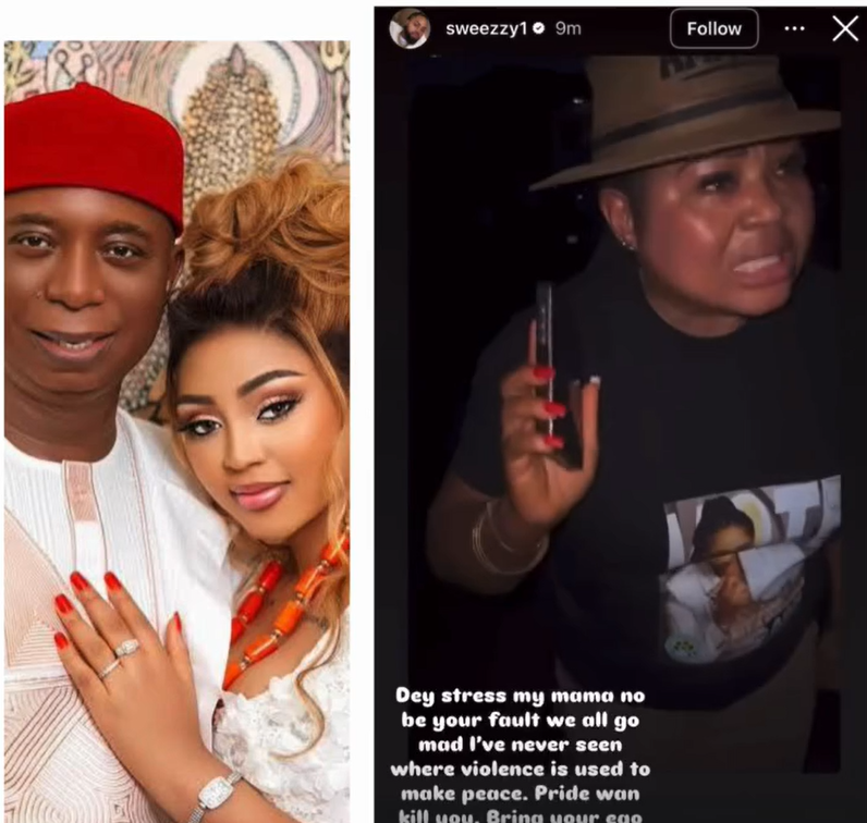 Regina Daniels mother lashes out at Ned Nwoko