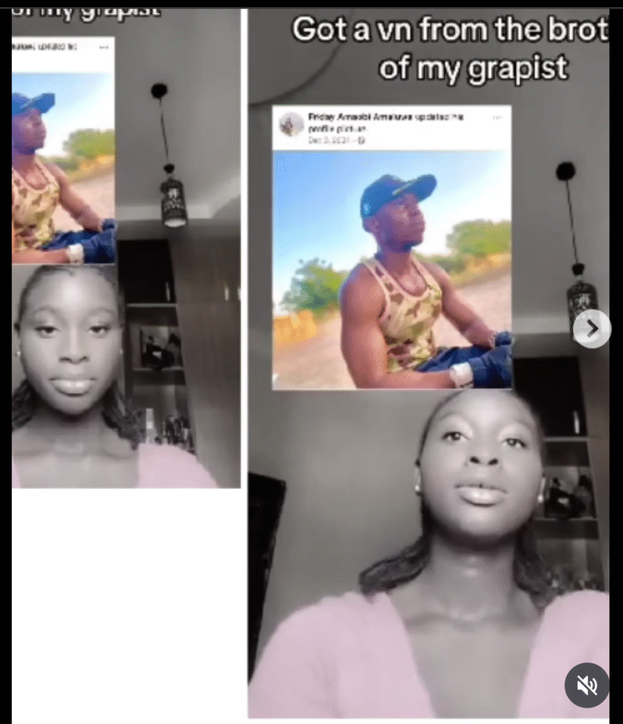 Nigerian woman accuses childhood abuser video