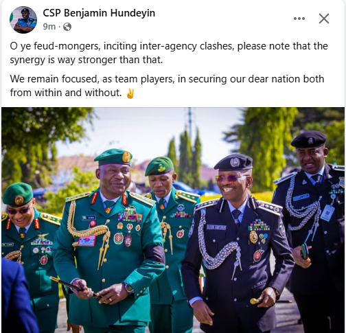 Force PRO Hundeyin warns against inter‑agency feuding over Yerima reports