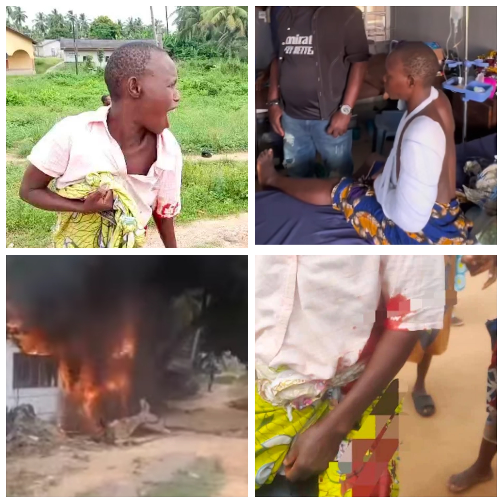 Badagry checkpoint blaze after stray bullet