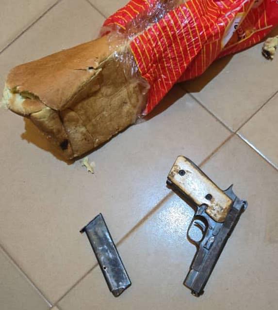 Pistol concealed inside loaf of bread arrested Delta