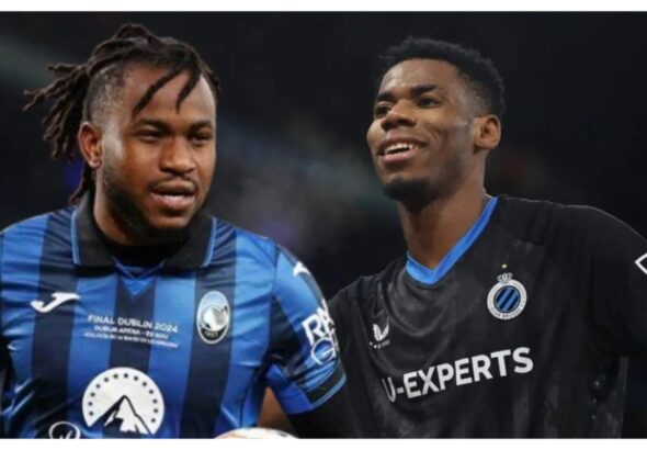 Lookman and Onyedika face off in UCL playoffs